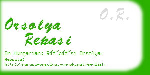 orsolya repasi business card